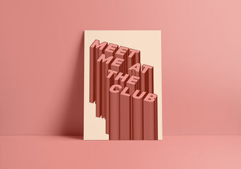 'Meet Me At The Club' Print, 6 of 10