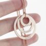 Personalised Rings Of Love Necklace, thumbnail 1 of 5