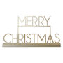Gold Metal Merry Christmas Sign, thumbnail 2 of 2