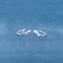 Branch Leaf Hook Earrings, Leaf Hoops, thumbnail 6 of 7
