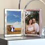 Personalised Twin Photo Frame, thumbnail 1 of 3