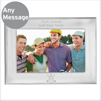 Golf Gifts Silver Plated Photo Frame For Golfers, 3 of 4