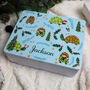 Personalised Christmas Tortoise Xl Gift Storage Tin, thumbnail 2 of 9