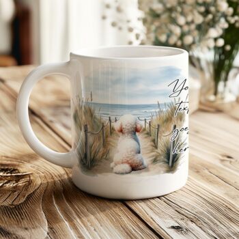 Personalised Bichon Frise Dog Beach Walk Collection, 8 of 8