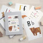 Personalised Animal Alphabet Flash Cards, thumbnail 1 of 9
