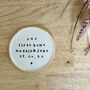 Personalised New Home Clay Key Dish Gold, Decorative Key Tray, thumbnail 1 of 2