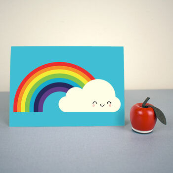 Happy Rainbow Kawaii Card, 3 of 6