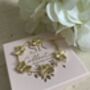 Gold Double Sided Butterfly Charm Bracelet, thumbnail 1 of 6