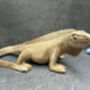 Hand Carved Wood Iguana Figurine 30cm Wood Animal Gift, thumbnail 9 of 12