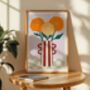 Magnolias Vase Print, thumbnail 2 of 5