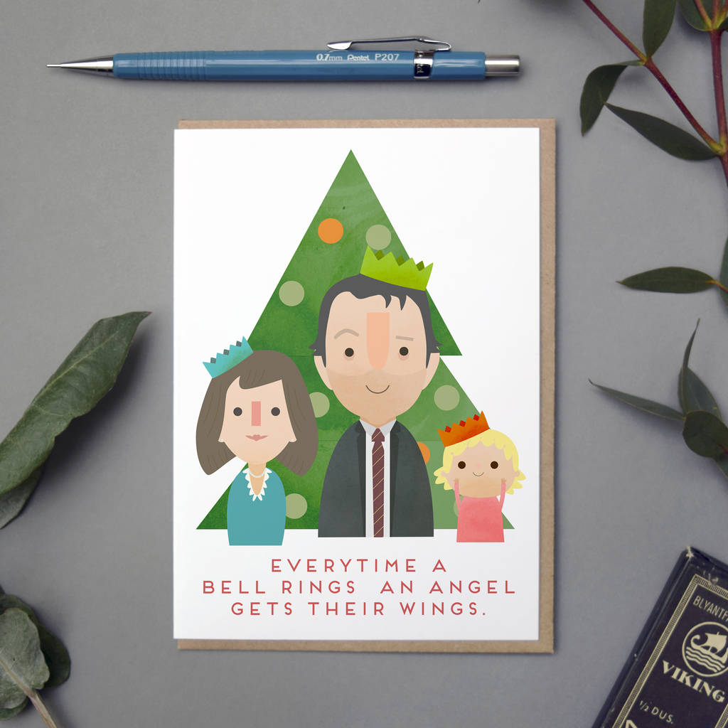 It's A Wonderful Life Christmas Card 