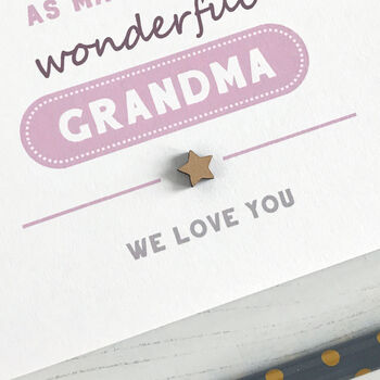 Grandma Mother's Day Typographical Card, 2 of 4