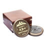 Personalised 43rd Birthday 100 Year Calendar Compass, thumbnail 1 of 11