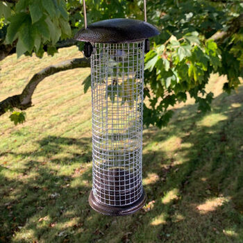 Bird Feeding Station With Five Feeders And Patio Stand, 6 of 10