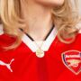 Arsenal Football Club Gold Finish Crest Necklace, thumbnail 6 of 9