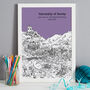 Personalised Guildford Graduation Gift Print, thumbnail 8 of 9