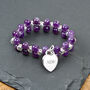 Personalised Women's Semi Precious Stone Bracelet, thumbnail 3 of 7