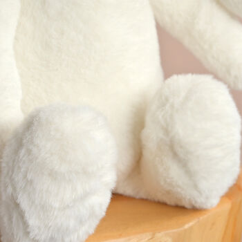 Personalised Large Ivory Bunny Soft Toy, 2 of 3
