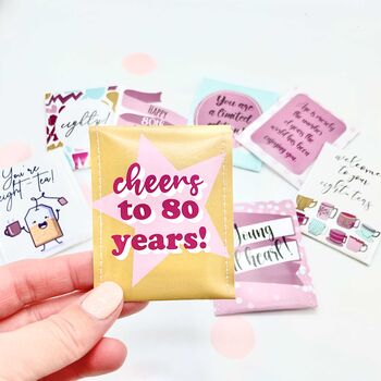 80th Birthday Tea Gift | Milestone Birthdays, 2 of 12