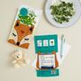 Personalised Fox Design Card And Microgreen Seed Gift, thumbnail 3 of 9