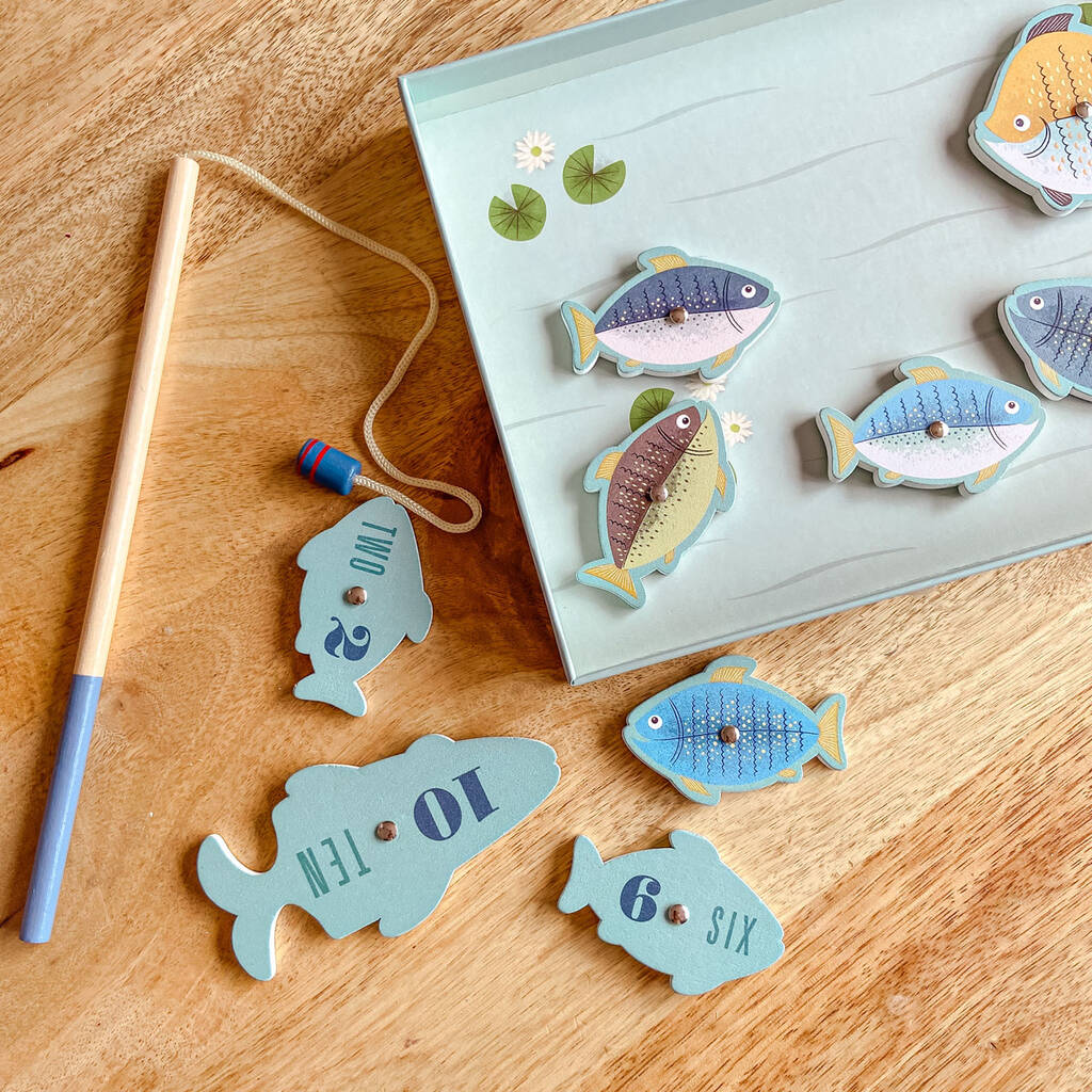 Magnetic Fishing Game For Toddlers And Children By The Wedding of