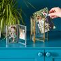 Recycled Glass Folded Photo Frame, thumbnail 2 of 12