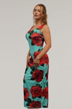 Floral Stretch Maxi Dress, 3 of 3