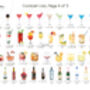 Personalised Christmas Cocktail Poster, thumbnail 9 of 11