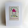 New Home Card, Embroidered, Personalised, thumbnail 9 of 12