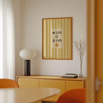 Mi Casa Es Su Casa Kitchen Print, 12 of 12