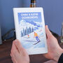 Personalised Ski Notebook Travel Journal Gift, thumbnail 1 of 3