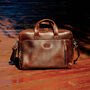 Genuine Leather Briefcase With Front Leather Patch, thumbnail 1 of 7