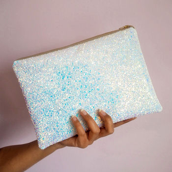Sparkly Glitter Clutch Bag, 3 of 10