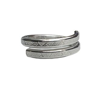 Wrap Around Solid Sterling Silver Thumb Ring, 3 of 5