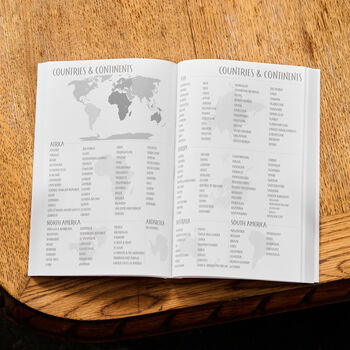 Personalised Travel Journal Adventure Book, 10 of 12