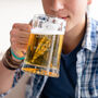 Personalised Christmas Pint Glass Tankard For Him, thumbnail 2 of 4