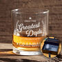 Promoted To Grandad Whiskey Glass Tumbler, thumbnail 1 of 6