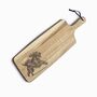 Personalised German Wirehaired Pointer Engraved Acacia Serving Board, thumbnail 6 of 11