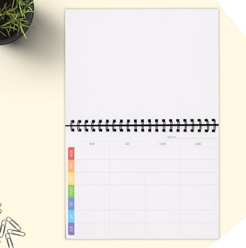 Personalised Family Weekly Planner Notebook, 2 of 4