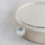 Sterling Silver Cuttlefish Small Circle Charm Bangle, thumbnail 1 of 4