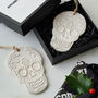 2pcs Luxury Stoneware Skull Tree Ornament Decoration, thumbnail 2 of 7