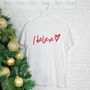 I Believe Women's Christmas T Shirt, thumbnail 2 of 5