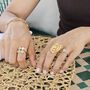 Solitaire Diamond Crossover Ring, thumbnail 9 of 9