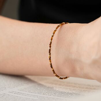 Tiger Eye Gemstone Bracelet, 3 of 8