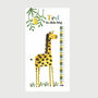 Children's Personalised Height Chart Giraffe Towel, thumbnail 3 of 3