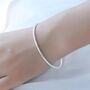 Sterling Silver Simple Round Bangle, thumbnail 1 of 6