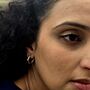 Bamboo Everyday Sterling Silver Huggie Hoop Earrings, thumbnail 2 of 4