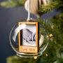 Personalised New Baby Photo Dome Bauble, thumbnail 1 of 4