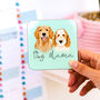 Personalised Dog Mama Coaster Gift For Dog Mums, thumbnail 1 of 11