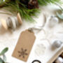 Snowflake Rubber Stamp, thumbnail 6 of 6